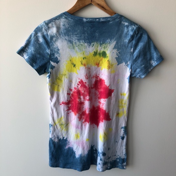 Laura Ashely Tie Dyed Tee Shirt - Picture 3 of 4